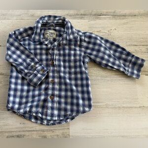 3/$9 - Children’s Place Boys Long Sleeve Button Down Shirt Size 9-12 months